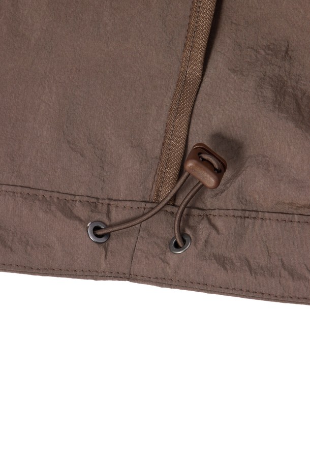 BROMPTON LONDON - 베스트 - W CROP FULL ZIP VEST - BROWN (P242WVT352)