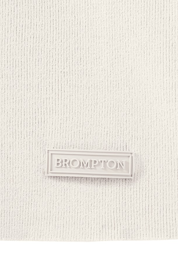 BROMPTON LONDON - 반소매 티셔츠 - W COMMUTER HALF SLEEVE KNIT - L/BEIGE (P242WKT351)