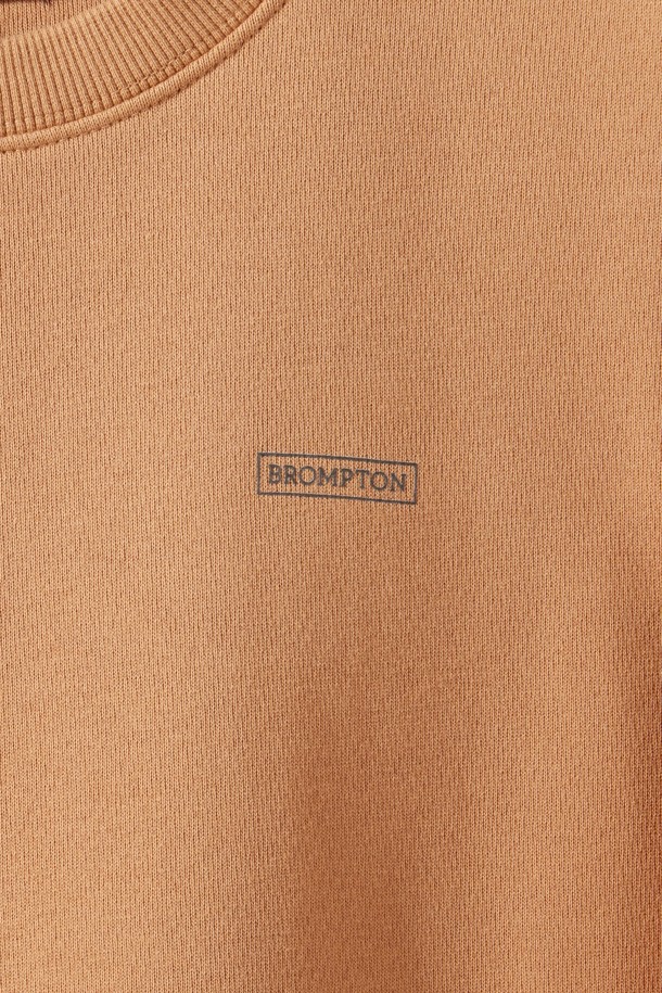 BROMPTON LONDON - 스웻셔츠 - W CITY SWEAT CREWNECK SHIRT - APRICOT (P244WSW302)