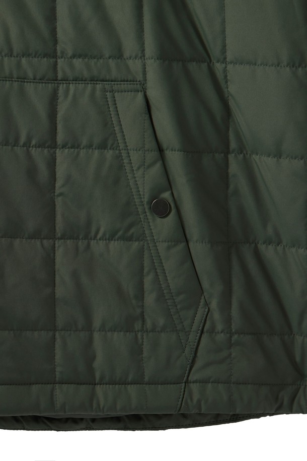 BROMPTON LONDON - 블루종/점퍼 - EXPLORE QUILTED ANORAK - GREYISH KHAKI (P244UPD132)