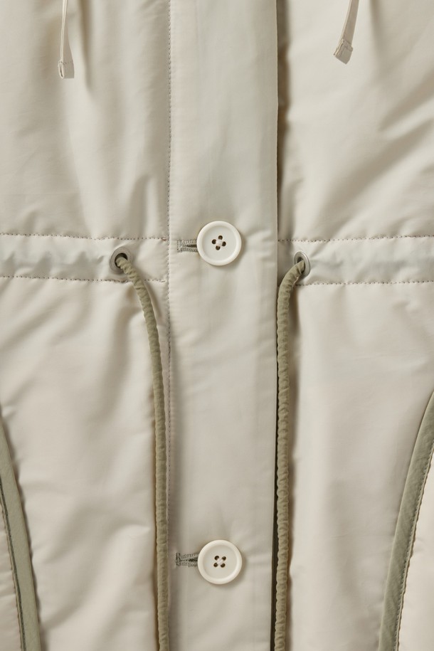 BROMPTON LONDON - 코트 - W EXPLORE QUILTED COAT - IVORY (P244WPD333)