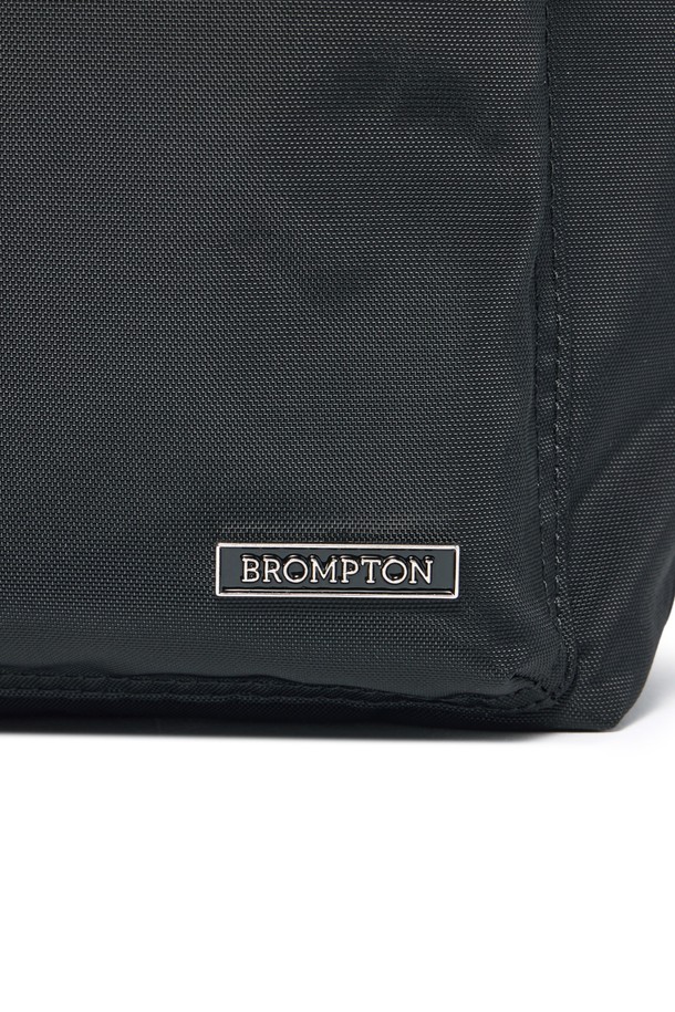 BROMPTON LONDON - 숄더/크로스백 - BASIC TWO POCKET CROSS BAG - BLACK (P245ACR107)