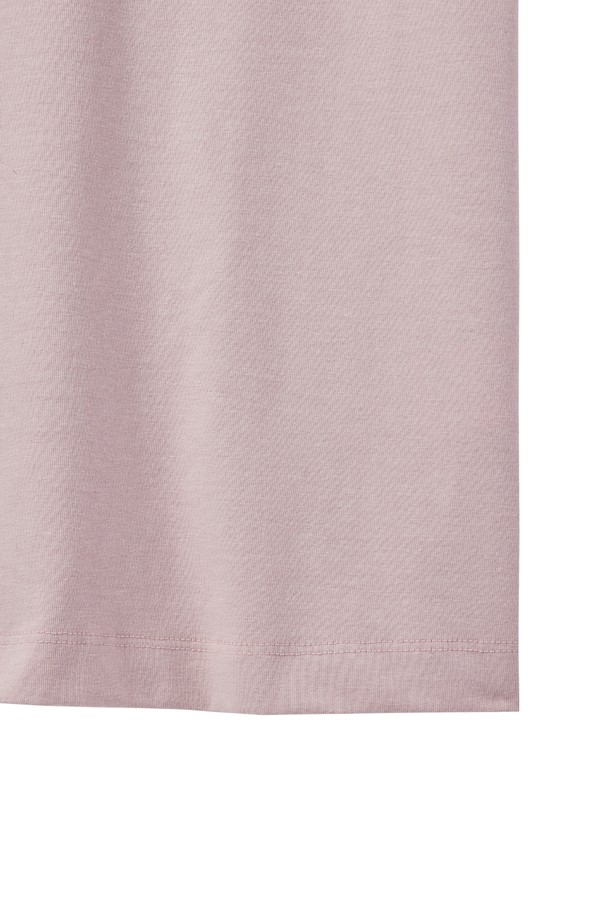 BROMPTON LONDON - 반소매 티셔츠 - W BACK LETTERING T-SHIRT - PINK (P242WTS353)