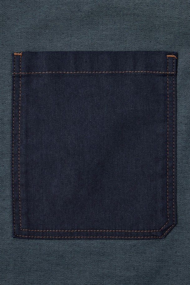 BROMPTON LONDON - 긴팔셔츠 - 1975 DENIM SHIRT - INDIGO (P243USH430)