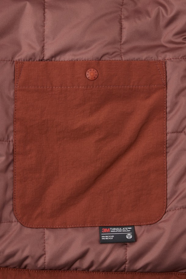 BROMPTON LONDON - 베스트 - BRITISH CAMPER WOOL VEST - ORANGE (P243UVT401)