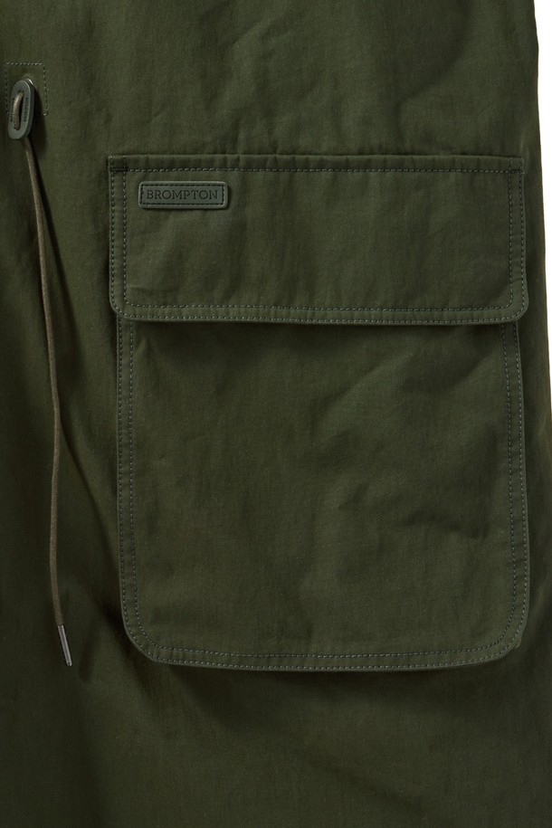 BROMPTON LONDON - 코트 - GREENFORD DETACHABLE LINER LONG FIELD JACKET - KHAKI (P244MCT510)