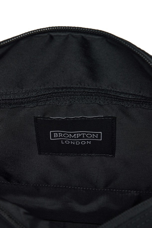 BROMPTON LONDON - 숄더/크로스백 - BASIC TWO POCKET CROSS BAG - BLACK (P245ACR107)