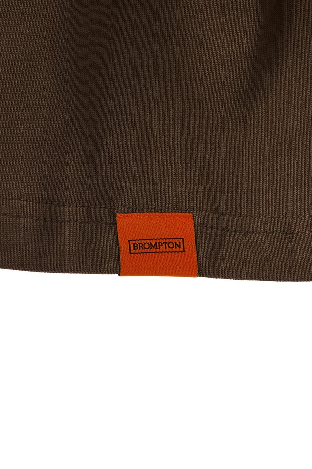 BROMPTON LONDON - 긴팔티셔츠 - 1975 LONG SLEEVES T-SHIRT - BROWN (P243UTS430)