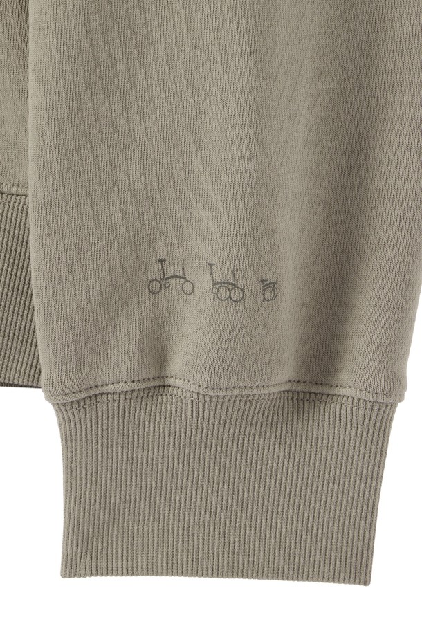 BROMPTON LONDON - 스웨트셔츠 - CITY SWEAT CREWNECK SHIRT - MOCHA (P244USW140)