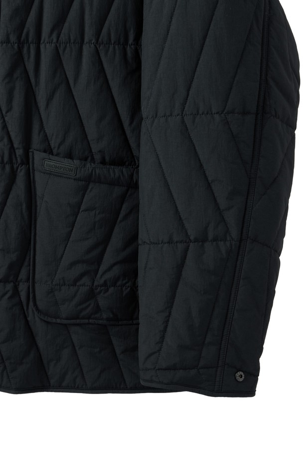 BROMPTON LONDON - 블루종/점퍼 - BRITISH CAMPER QUILTED JUMPER  - BLACK (P244UPD405)