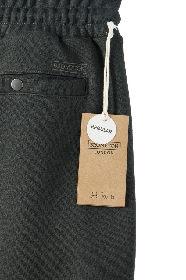 BROMPTON LONDON - 캐주얼팬츠 - CITY SWEAT TROUSERS - CHARCOAL (P244UPT140)