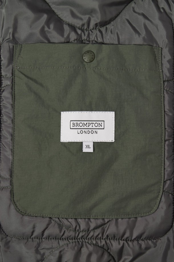 BROMPTON LONDON - 코트 - GREENFORD DETACHABLE LINER LONG FIELD JACKET - KHAKI (P244MCT510)