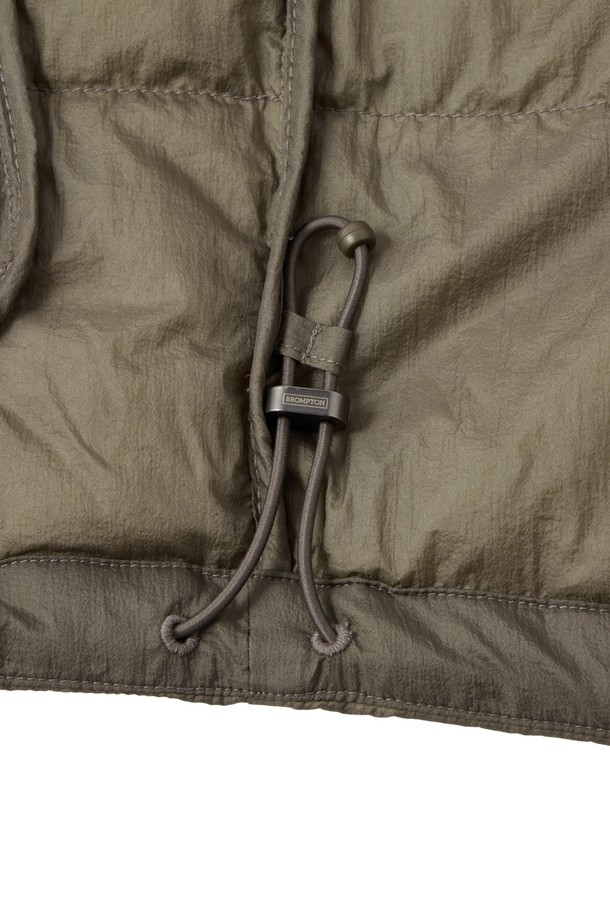 BROMPTON LONDON - 다운/패딩 - AEROWARM HOOD LIGHTWEIGHT DOWN - KHAKI (P244UDW102)