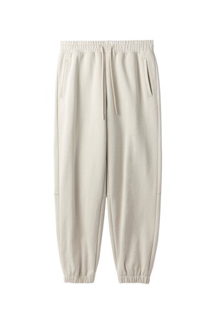 TRAINING JOGGER-FIT TROUSERS - IVORY (P241UPT135)