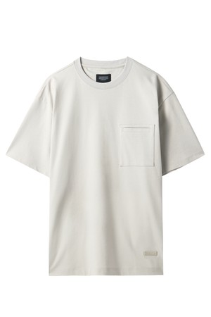 STRETCH ROUND T-SHIRT - IVORY (P242UTS121)