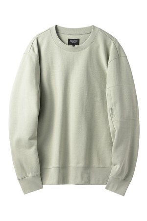 COMMUTER BASIC SWEATSHIRT - L/KHAKI (P241USW103)