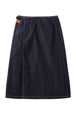 W 1975 DENIM SKIRT - INDIGO (P242WSK654)