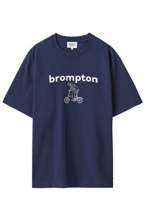 CYCLING GRAPHIC T-SHIRT - NAVY (P242UTS413)