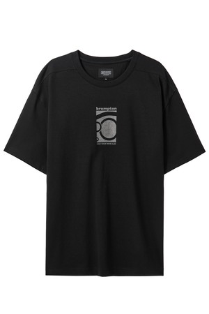 REFLECTIVE GRAPHIC T-SHIRT - BLACK (P242UTS126)