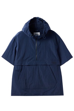 RIPSTOP HALF SLEEVE ANORAK - NAVY (P242UAN431)