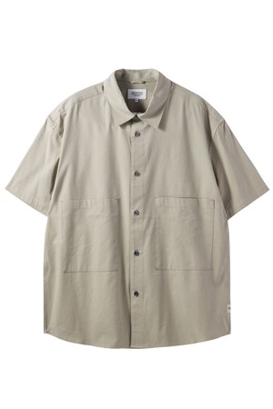 COTTON HALF SLEEVE SHIRTS - BEIGE (P242USH410)