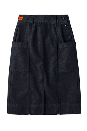 W 1975 SKIRT - INDIGO (P243WSK630)