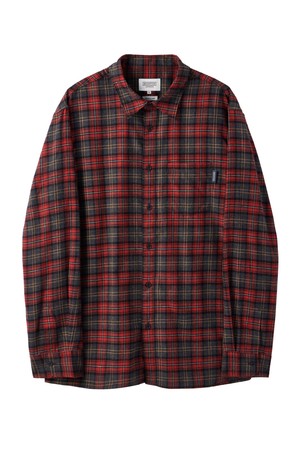 CHEQUERED SHIRT - RED (P243MSH501)