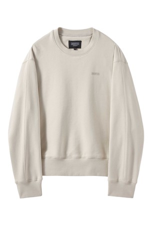 W CITY SWEAT CREWNECK SHIRT - CREAM (P244WSW302)