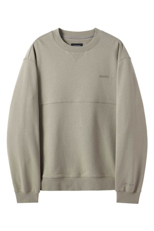 CITY SWEAT CREWNECK SHIRT - MOCHA (P244USW140)