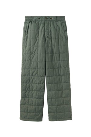 EXPLORE QUILTED TROUSERS - GREYISH KHAKI (P244UPT132)