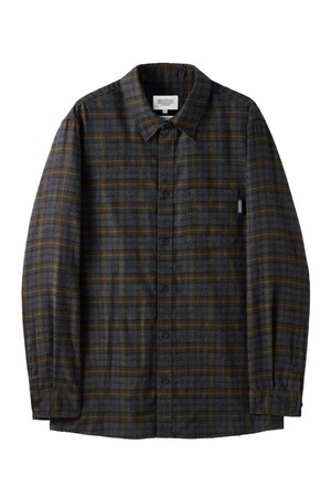 CHEQUERED SHIRT - BROWN (P243MSH501)