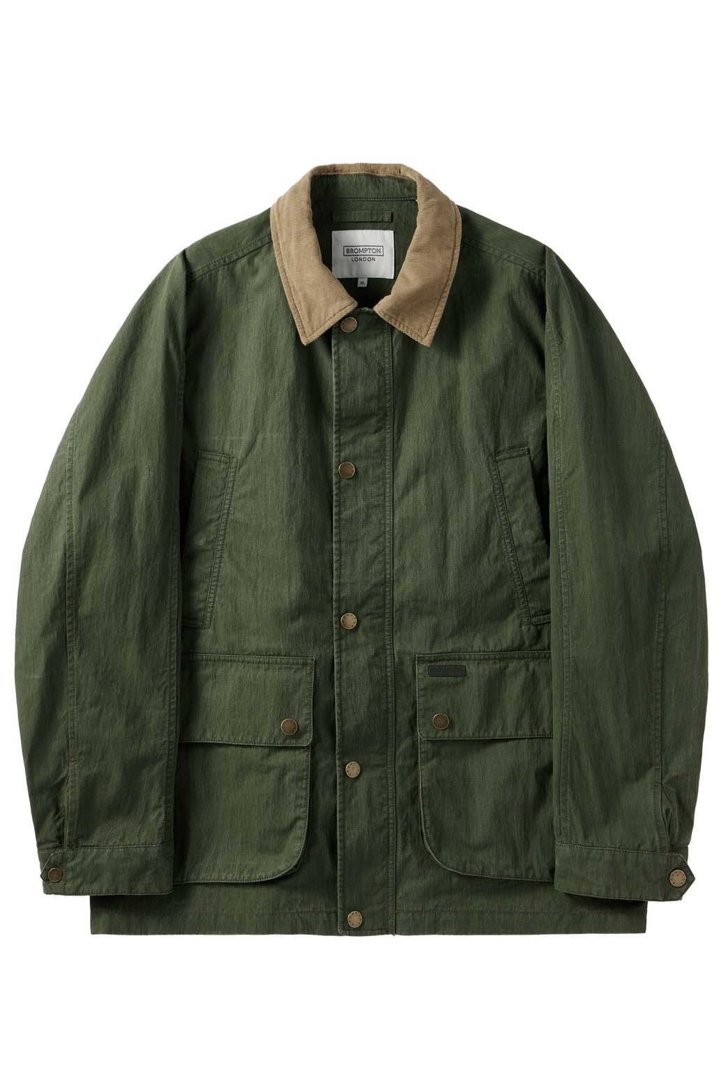 GREENFORD COLLAR COLOR BLOCK FIELD JACKET - KHAKI GREENFORD COLLAR COLOR BLOCK FIELD JACKET - KHAKI
