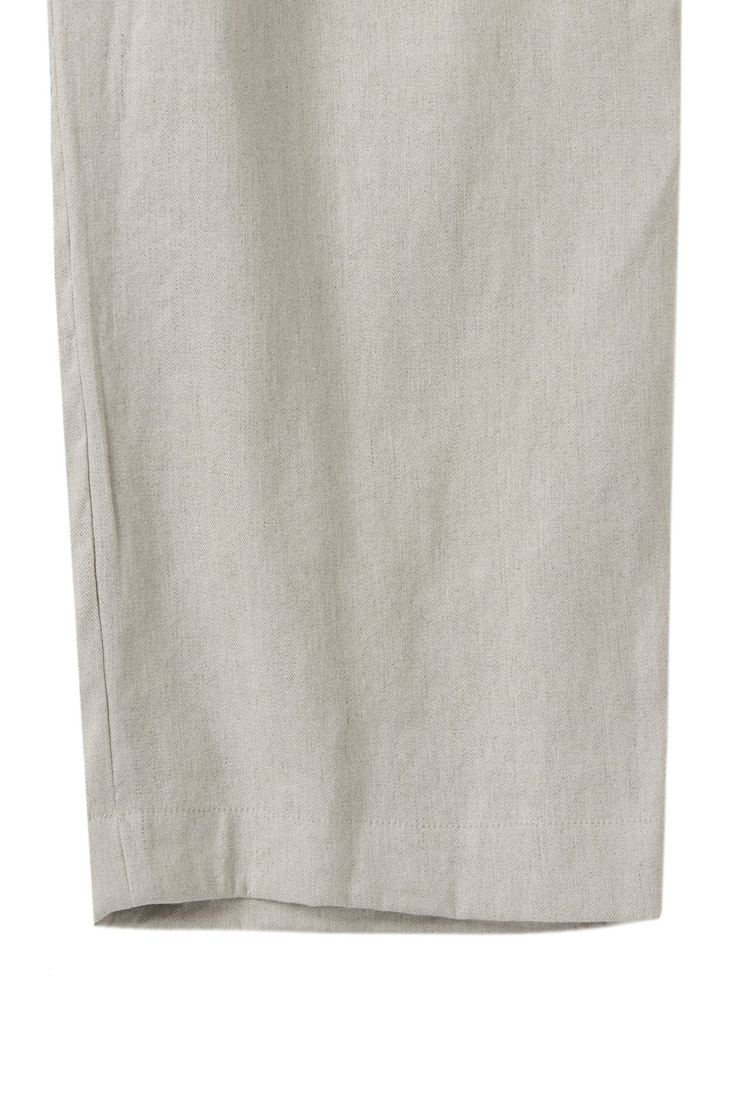 BROMPTON LONDON - 캐주얼팬츠 - LINEN ONE TUCK TROUSERS - OATMEAL (P252MPT431)