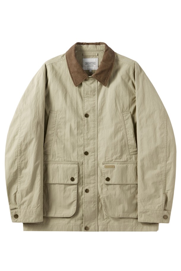 BROMPTON LONDON - 수트/블레이저자켓 - GREENFORD COLLAR COLOR BLOCK FIELD JACKET - L/BEIGE (P251UJK401)