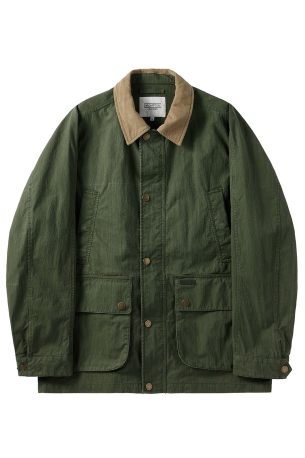 BROMPTON LONDON - 수트/블레이저자켓 - GREENFORD COLLAR COLOR BLOCK FIELD JACKET - KHAKI (P251UJK401)