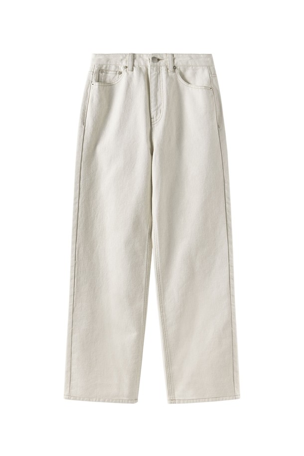 BROMPTON LONDON - 데님 - W 1975 STRAIGHT DENIM TROUSERS - IVORY (P251WDP461)