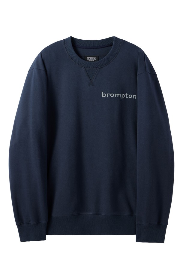 BROMPTON LONDON - 스웨트셔츠 - REFLECTIVE EMBRO SWEATSHIRT - D/NAVY (P251USW101)