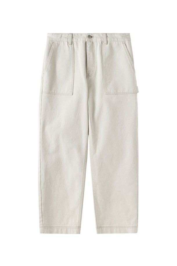 BROMPTON LONDON - 데님 - 1975 CARPENTER DENIM TROUSERS - IVORY (P251MDP462)