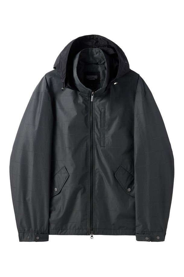 BROMPTON LONDON - 블루종/점퍼 - REFLECTIVE HOOD BUILT-IN JUMPER - BLACK (P251MJP161)