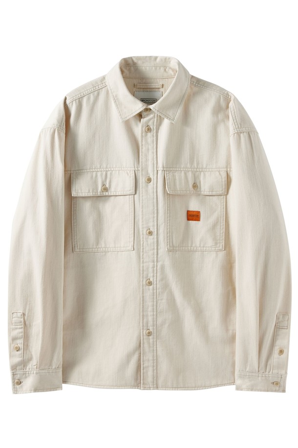 BROMPTON LONDON - 긴팔셔츠 - 1975 DENIM SHIRT - L/BEIGE (P251MSH402)