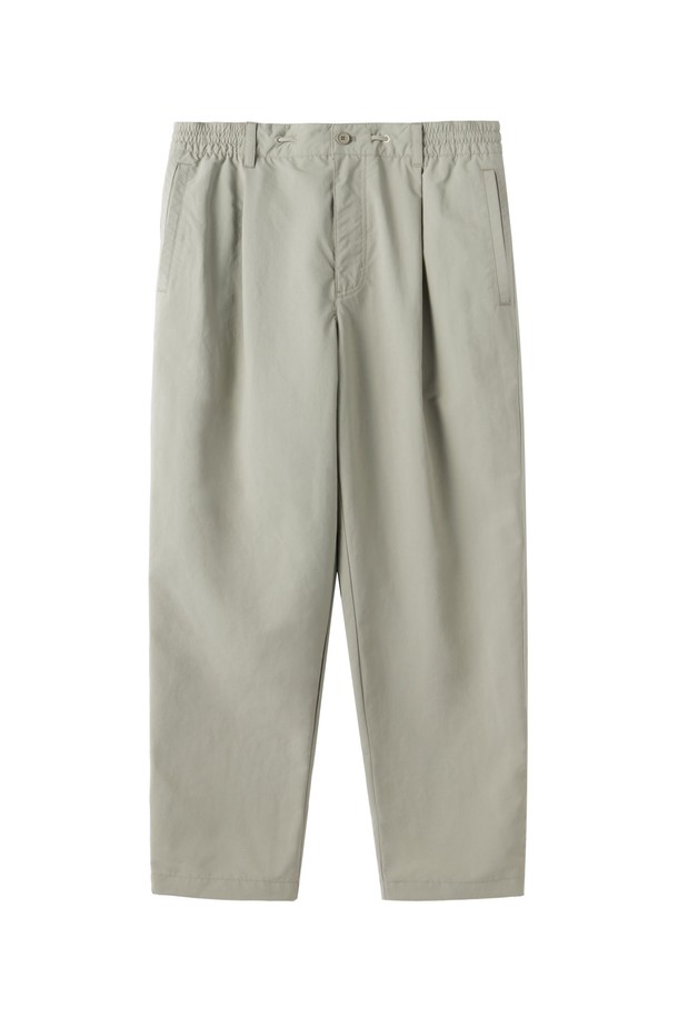 BROMPTON LONDON - 캐주얼팬츠 - SHACKET SET TROUSERS - GREYISH KHAKI (P251MPT162)