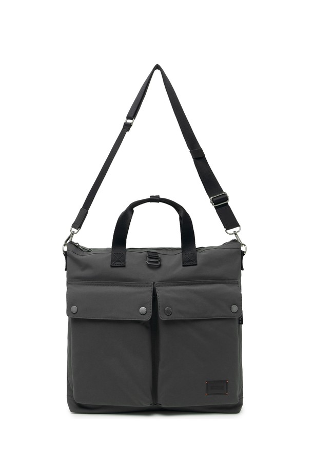 BROMPTON LONDON - 토트백 - TWO POCKET TOTE BAG - C/GREY (P255ATO401)