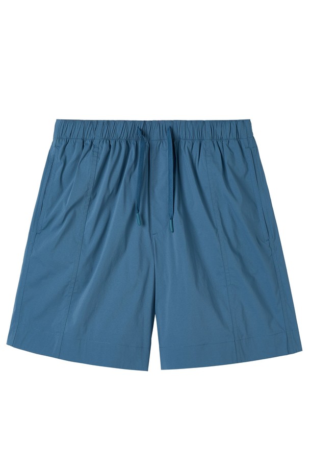 BROMPTON LONDON - 쇼트팬츠 - W COOLWAVE BANDING TROUSERS - BLUE (P252WHP186)