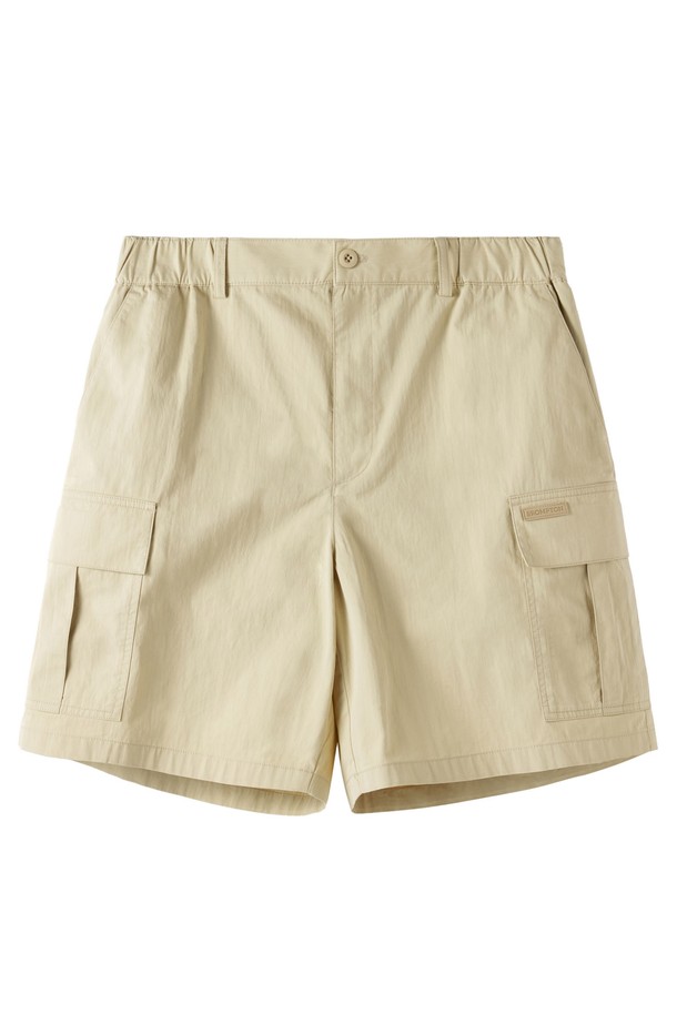 BROMPTON LONDON - 하프팬츠 - BRITISH CAMPER CARGO TROUSERS - BEIGE (P252UHP480)