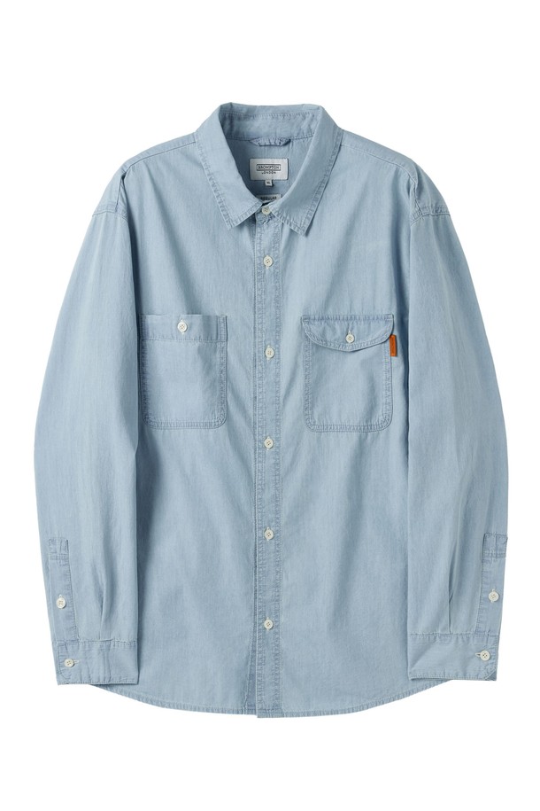 BROMPTON LONDON - 반팔셔츠 - SUMMER DENIM SHIRT - BLUE (P252MSH431)