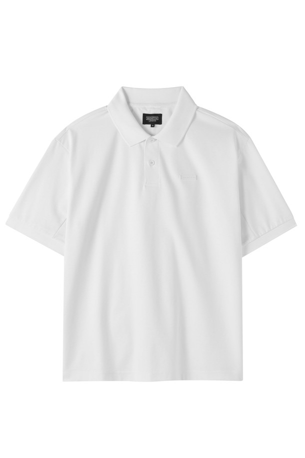 BROMPTON LONDON - 반팔티셔츠 - SUPIMA COLLAR T-SHIRT - WHITE (P252MPL130)