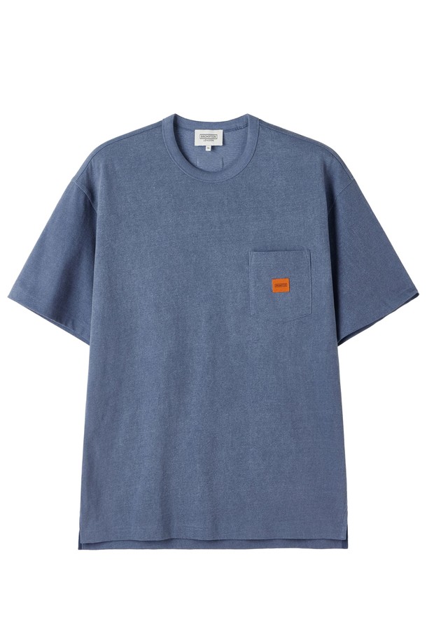 BROMPTON LONDON - 반팔티셔츠 - 1975 PIGMENT HALF SLEEVE T-SHIRT - BLUE (P252UTS430)