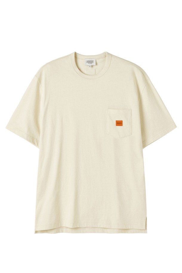 BROMPTON LONDON - 반팔티셔츠 - 1975 PIGMENT HALF SLEEVE T-SHIRT - IVORY (P252UTS430)