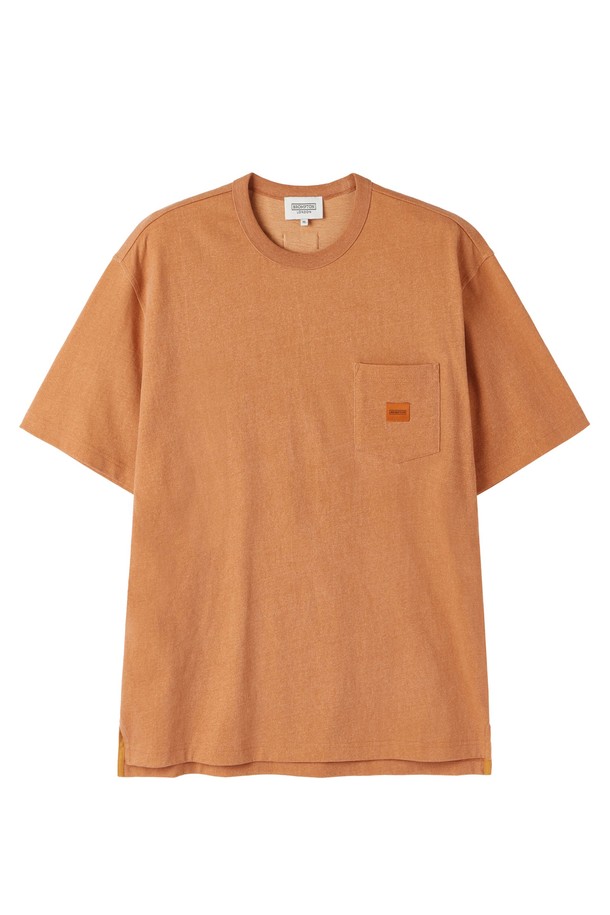 BROMPTON LONDON - 반팔티셔츠 - 1975 PIGMENT HALF SLEEVE T-SHIRT - ORANGE (P252UTS430)