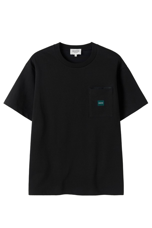 BROMPTON LONDON - 반팔티셔츠 - BASIC HALF SLEEVE T-SHIRT - BLACK (P252UTS431)